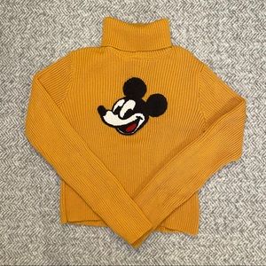 Disney x Forever 21 - Cropped Turtleneck Mickey L